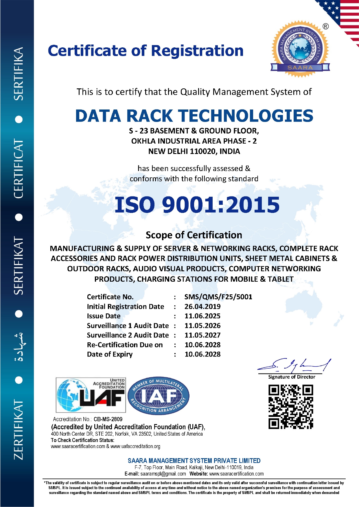 Certificate 2